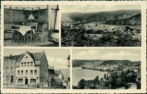 Alte Ansichtskarte Boppard am Rhein, Weinstuben Bopparder Hamm Bes. Karl Grünewald