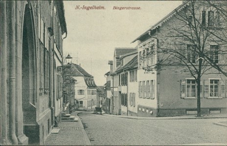 Alte Ansichtskarte N.-Ingelheim, Bingerstrasse