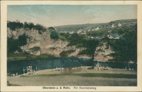 Alte Ansichtskarte Oberstein a. d. Nahe, Am Kammerwoog