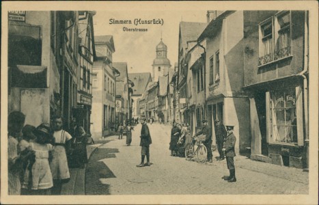 Alte Ansichtskarte Simmern (Hunsrück), Oberstrasse