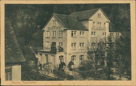 Alte Ansichtskarte Honau, Pilgerheim