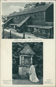 Alte Ansichtskarte Ockenheim, Notwohnung des Cistercienser-(Trappisten) Klosters Jakobsberg