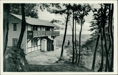 Alte Ansichtskarte Schweizerhaus, Pfälzer Waldverein Weyher