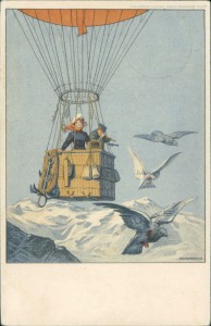 Alte Ansichtskarte Frankfurt a. M., Internationale Luftschiffahrt-Ausstellung (ILA). Offizielle Postkarte No. 2