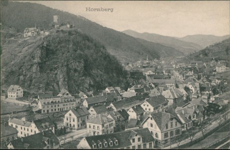 Alte Ansichtskarte Hornberg, Gesamtansicht