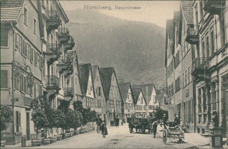 Alte Ansichtskarte Hornberg, Hauptstrasse
