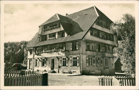 Alte Ansichtskarte Todtmoos-Au, Hotel Hirschen