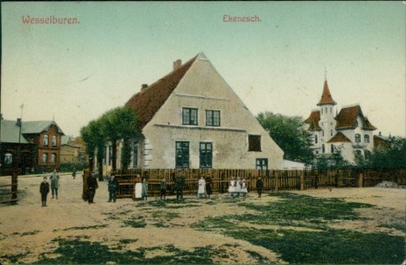 Alte Ansichtskarte Büsum-Wesselburen, Ekenesch