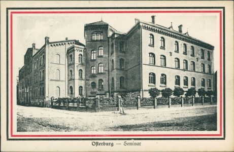 Alte Ansichtskarte Osterburg (Altmark), Seminar