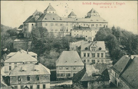 Alte Ansichtskarte Augustusburg, Schloß