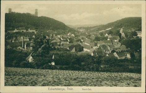 Alte Ansichtskarte Eckartsberga (An der Finne), Nord-Ost