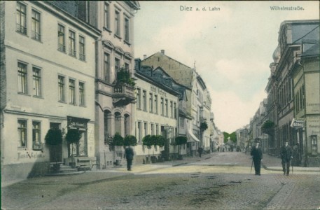 Alte Ansichtskarte Diez a. Lahn, Wilhelmstraße