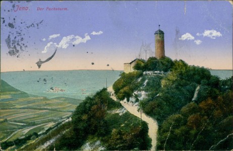 Alte Ansichtskarte Jena, Der Fuchsturm