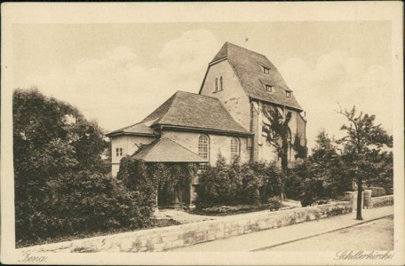 Alte Ansichtskarte Jena, Schillerkirche