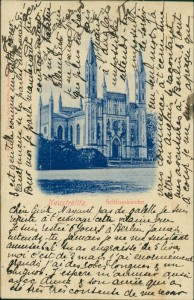 Alte Ansichtskarte Neustrelitz, Schlosskirche
