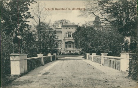Alte Ansichtskarte Schloß Krumbke b. Osterburg, 