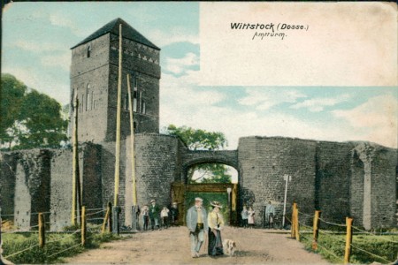 Alte Ansichtskarte Wittstock (Dosse), Amtturm
