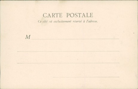 Adressseite der Ansichtskarte Saint-Pierre, Vue générale