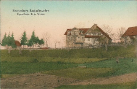 Alte Ansichtskarte Bischenberg-Sasbachwalden, Eigentümer: K. A. Weber