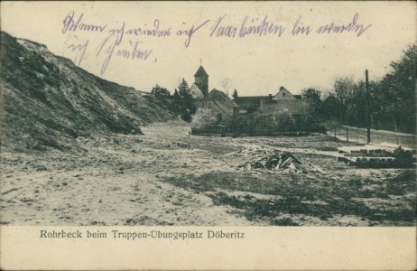 Alte Ansichtskarte Rohrbeck (Dallgow-Döberitz), Teilansicht