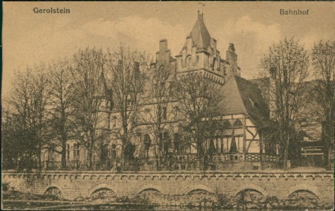 Alte Ansichtskarte Gerolstein, Bahnhof