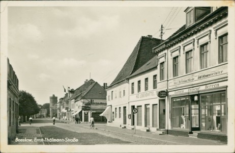 Alte Ansichtskarte Beeskow, Ernst-Thälmann-Straße