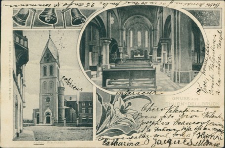 Alte Ansichtskarte Köln-Thurn, Kath. Pfarrkirche