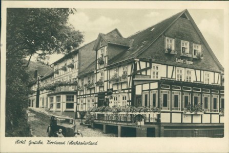 Alte Ansichtskarte Schmallenberg-Nordenau, Hotel Gnacke