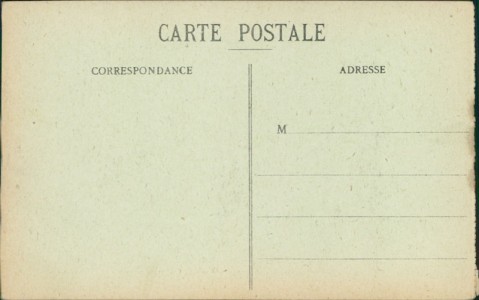Adressseite der Ansichtskarte Longwy, 12 Novembre 1918 - Le départ des Boches