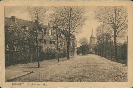 Alte Ansichtskarte Düsseldorf-Heerdt, Crefelderstraße
