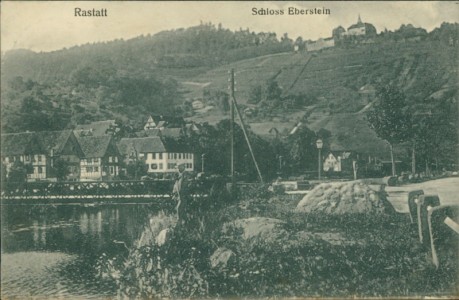 Alte Ansichtskarte Rastatt, Schloss Eberstein