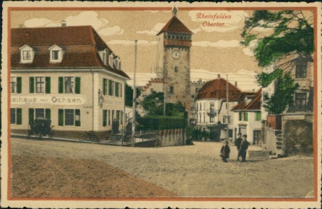 Alte Ansichtskarte Rheinfelden, Obertor