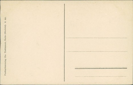 Adressseite der Ansichtskarte Werdenberg bei Buchs, Motiv aus dem uralten Städtchen