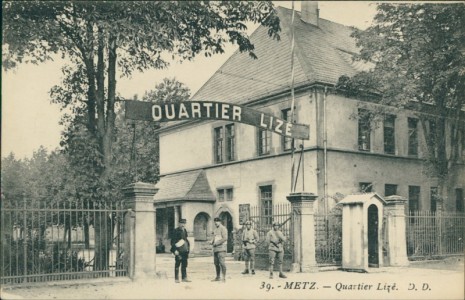Alte Ansichtskarte Metz, Quartier Lizé