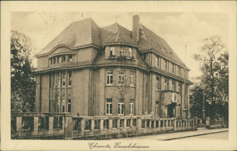 Alte Ansichtskarte Chemnitz, Gewerbekammer
