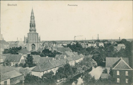 Alte Ansichtskarte Bocholt, Panorama