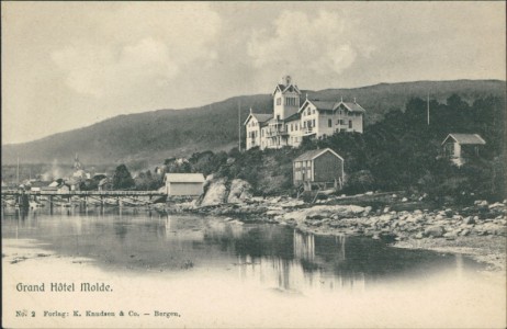 Alte Ansichtskarte Molde, Grand Hôtel