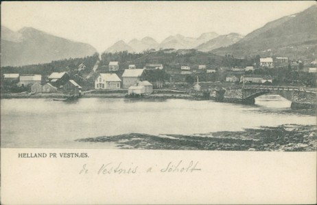 Alte Ansichtskarte Vestnes, Helland Pr Vestnaes