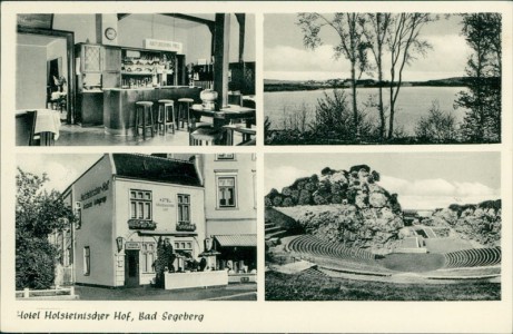 Alte Ansichtskarte Bad Segeberg, Hotel Holsteinischer Hof