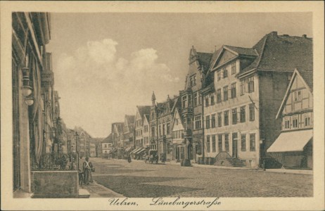 Alte Ansichtskarte Uelzen, Lüneburgerstraße