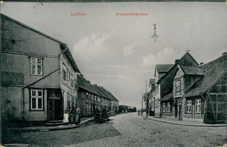 Alte Ansichtskarte Lüchow (Wendland), Drahwehnerstrasse