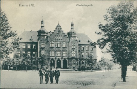 Alte Ansichtskarte Hamm, Oberlandesgericht