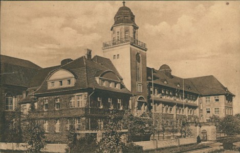 Alte Ansichtskarte Essen-Bredeney, Realgymnasium