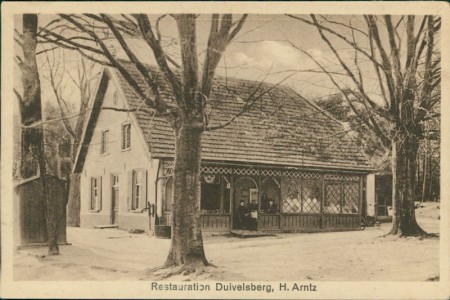 Alte Ansichtskarte Kranenburg, Restauration Duivelsberg, H. Arntz