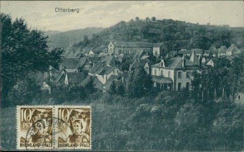 Alte Ansichtskarte Otterberg, Teilansicht