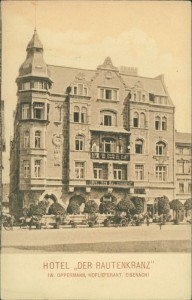 Alte Ansichtskarte Eisenach, Hotel "Der Rautenkranz"