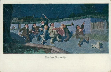 Alte Ansichtskarte Pfälzer Weinreise, Pfälzer Heimatbilder, herausgegeben vom Pfälzerwald-Verein V.-A.