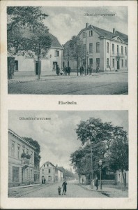 Alte Ansichtskarte Krefeld-Fischeln, Düsseldorferstrasse