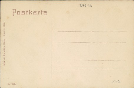 Adressseite der Ansichtskarte Heinrichshagen i. Vogler, Teilansicht