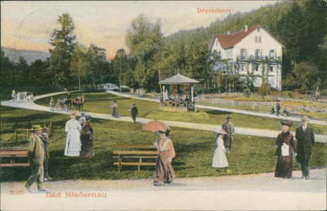 Alte Ansichtskarte Rottenburg am Neckar-Bad Niedernau, Dépendance
